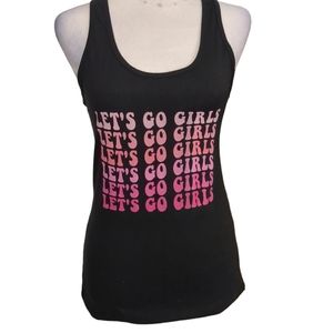 Ideal  tank top black and pink size S